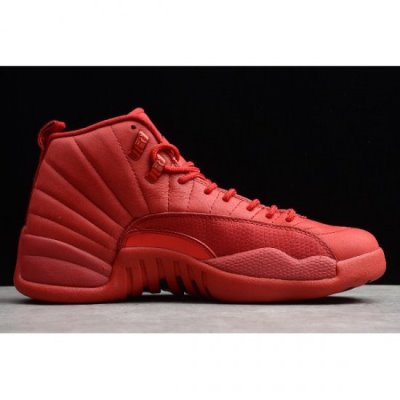 Nike Erkek Air Jordan 12 Retro Kırmızı Basketbol Ayakkabısı Türkiye - MLV2OX09